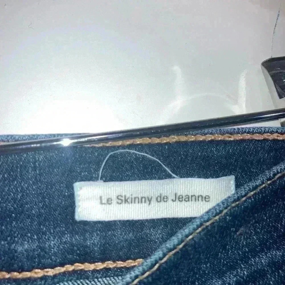 Frame Le Skinny de Jeanne Raw Cut out Hem Crop Jeans - Picture 8 of 10